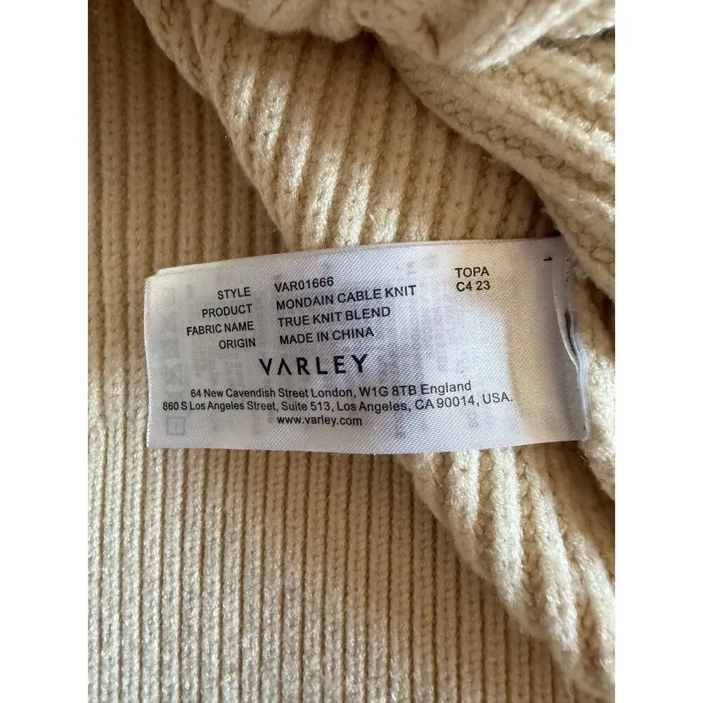 Varley Mondain Cable Knit Sweater